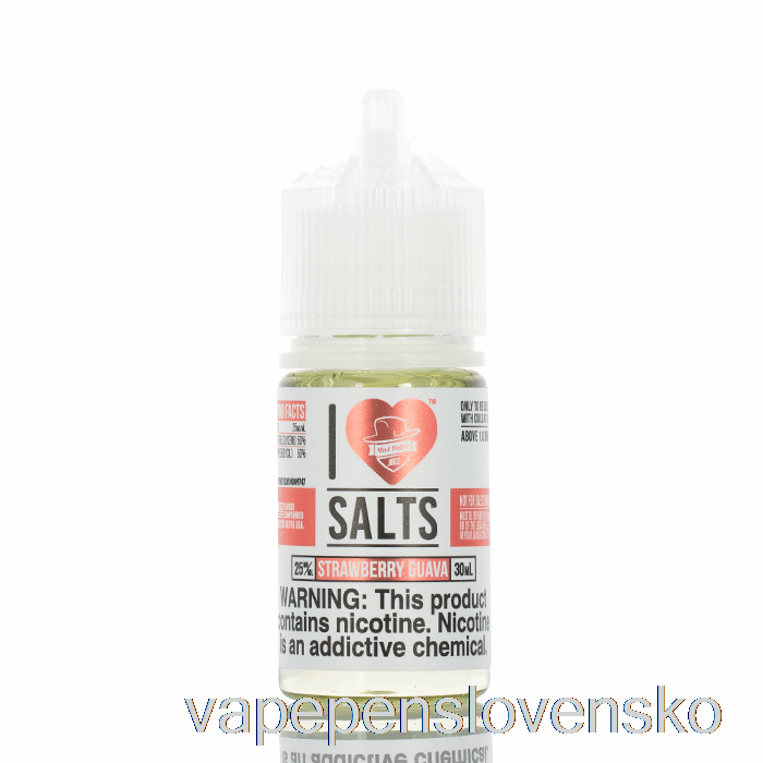 Jahodová Guava - Milujem Soli - 30ml 25mg Vape Shop Bratislava